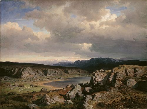 Norwegian Highlands, 1857, Hans Gude
