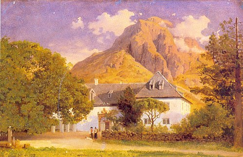 Baroniet Rosendal, 1849, Hans Fredrik Gude