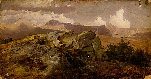 Norwegian Highlands, 1846, Hans Fredrik Gude