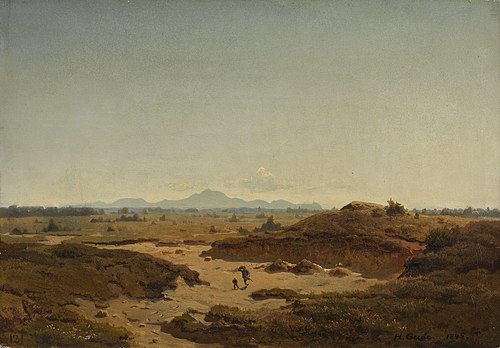 View of Siebengebirge, 1845, Hans Fredrik Gude