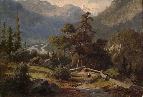 From Hallingdal, 1846, Hans Fredrik Gude
