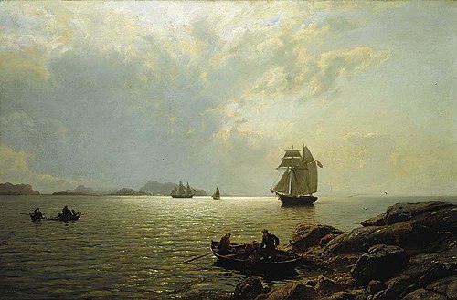 Coastal Landscape, 1872, Hans Fredrik Gude