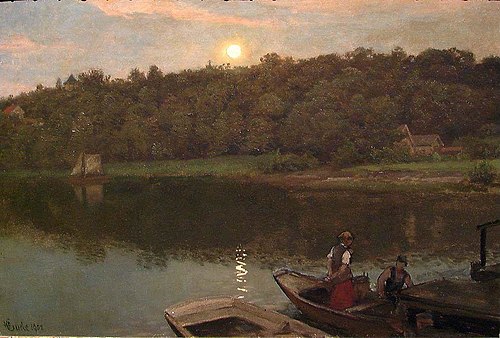 Summer Evening, 1902, Hans Fredrik Gude