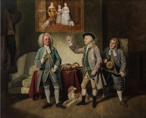 Shuter, Beard, and Dunstall in 'Love in a Village' by Isaac Bickerstaffe, Covent Garden, 1762, 1767, Johan Joseph Zoffany