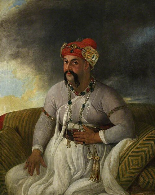 Asaf-ud-Daula, Nawab of Oudh (1775–1797), 1784, Johan Joseph Zoffany