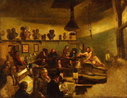 A Life Class at St Martin's Lane Academy, 1761, Johann Zoffany