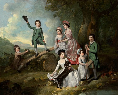 The Lavie Children, 1770, Johann Zoffany