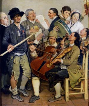 La scartocciata, 1778, Johann Zoffany