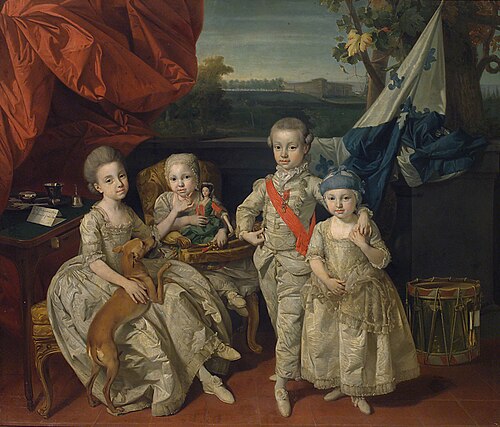 Ritratto dei principi di Parma, 1778, Johan Joseph Zoffany