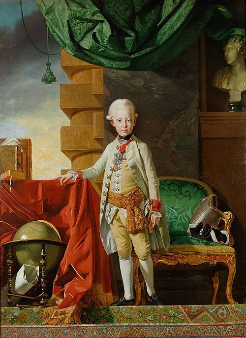 Portrait of Francis of Austria (1768-1835), 1775, Johan Joseph Zoffany