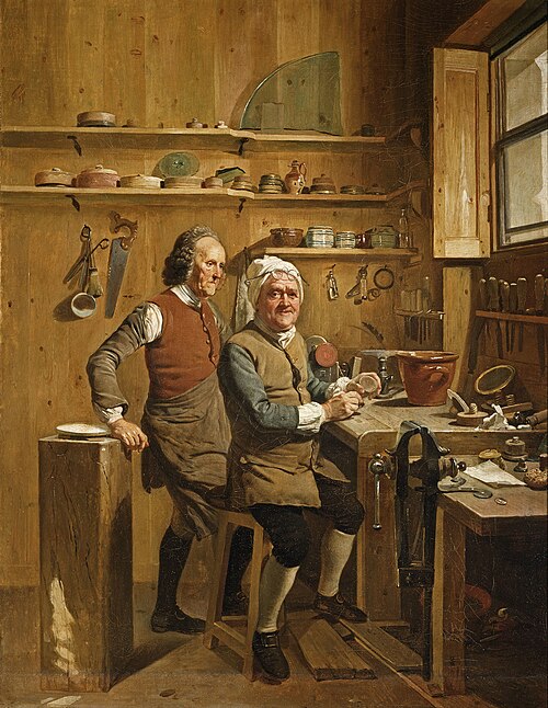 John Cuff, 1772, Johan Joseph Zoffany