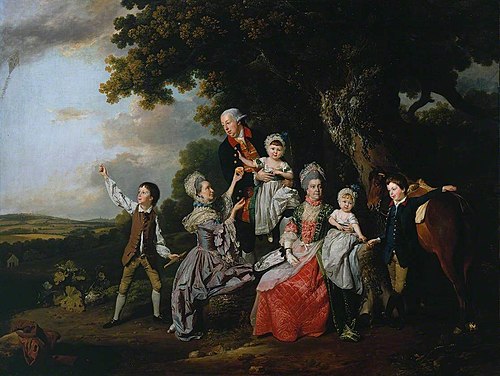 The Bradshaw Family, 1769, Johan Joseph Zoffany