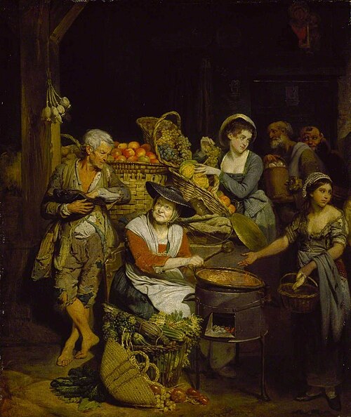 A Florentine Fruit Stall, 1777, Johann Zoffany