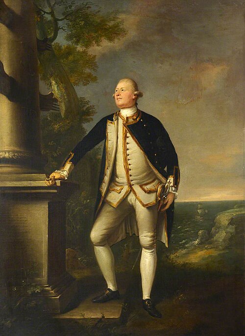 Captain Sir John Lockhart Ross (1721-90), 1769, Johann Zoffany