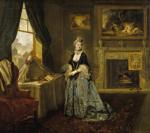 Frances Barton, Mrs Abington (1737-1815) as the Widow Bellmour in Arthur Murphy's 'The Way to Keep H, 1765, Johann Zoffany