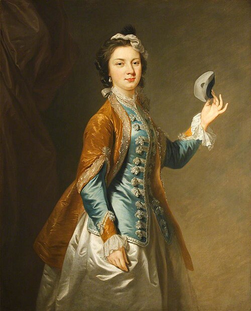 Eva Maria Veigel, Mrs David Garrick (1724-1822), 1762, Johan Joseph Zoffany