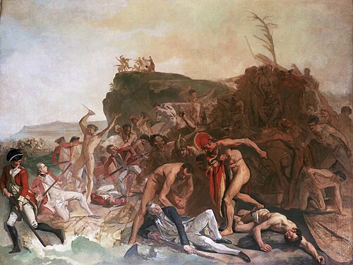The Death of Captain James Cook, 1795, Johann Zoffany