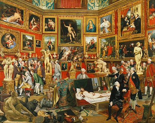 La Tribune des Offices, 1774, Johan Joseph Zoffany