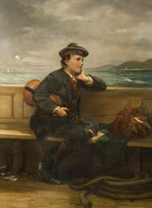 Seeking Fortune, 1887, Nicholas Chevalier