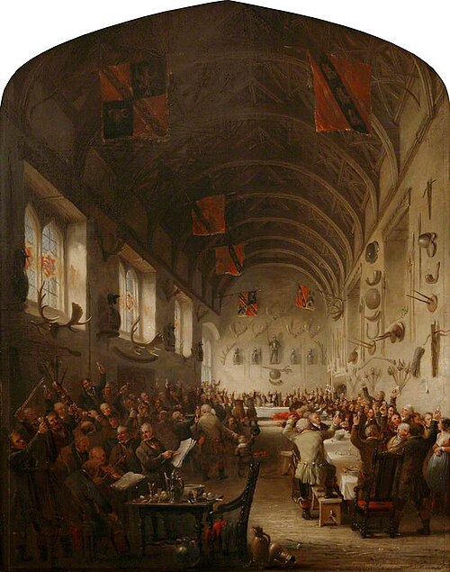 The Court Dinner at Cotehele, , Nicholas Condy