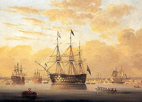 HMS 'Royal Adelaide', 1836, Nicholas Condy