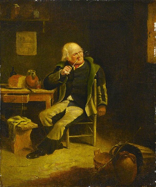 Old Fisherman Taking His Ease, , Nicholas Condy