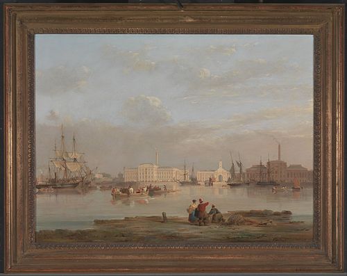 The Victualling Office, Plymouth, 1835, Nicholas Condy
