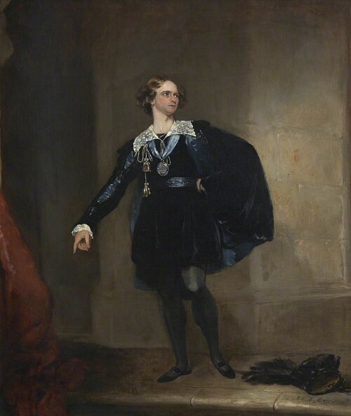 Samuel Phelps (1804–1878), as Hamlet, 1837, Nicholas Joseph Crowley