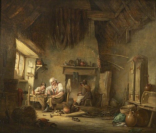 Cottage Interior, a Cobbler, , Nicholas Matthews Condy