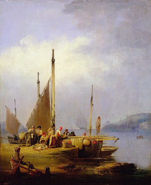 Harbour Scene, 1845, Nicholas Matthew Condy