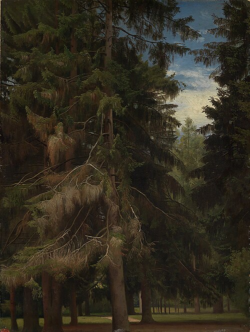 Clearing in the fir forest, 1858, Johann Wilhelm Schirmer