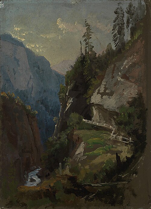 Via Mala, 1853, Johann Wilhelm Schirmer