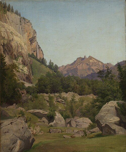 Schweizer Gebirgslandschaft, , Johann Wilhelm Schirmer