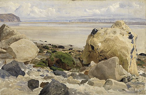 Steiniger Strand, 1836, Johann Wilhelm Schirmer