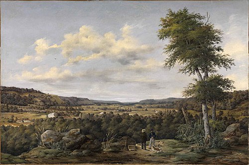 Landscape in Belgium, 1830, Johann Wilhelm Schirmer