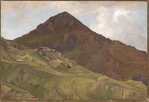 Kahle Hochgebirgslandschaft, 1837, Johann Wilhelm Schirmer