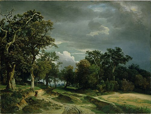The Path on the Edge of the Wood, 1851, Johann Wilhelm Schirmer