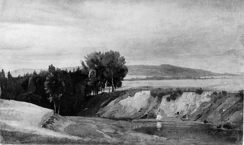 Landschaftsstudie aus Hessen, 1832, Johann Wilhelm Schirmer