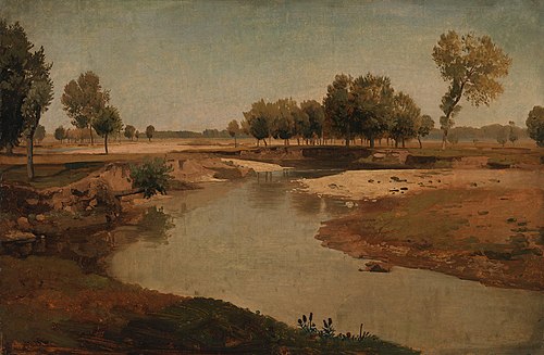 Roerlandschaft, 1855, Johann Wilhelm Schirmer