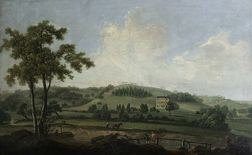 Oakedge Hall, Colwich, 1775, Nicholas Thomas Dall