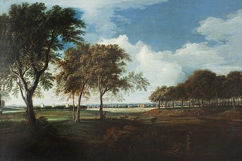 Sudbury Hall from the North, Morning, 1773, Nicholas Thomas Dall