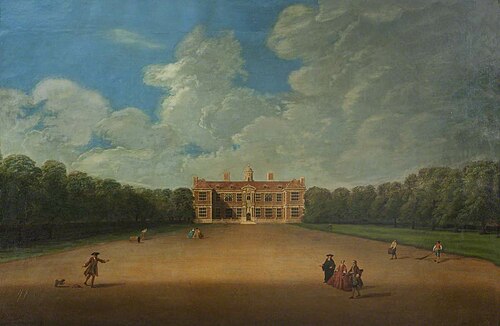 Sudbury Hall from the North, 1775, Nicholas Thomas Dall