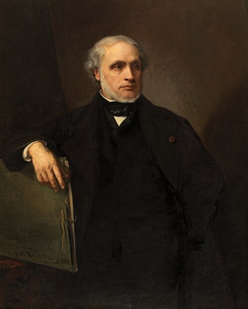 Self Portrait, 1862, Joseph-Nicolas Robert-Fleury