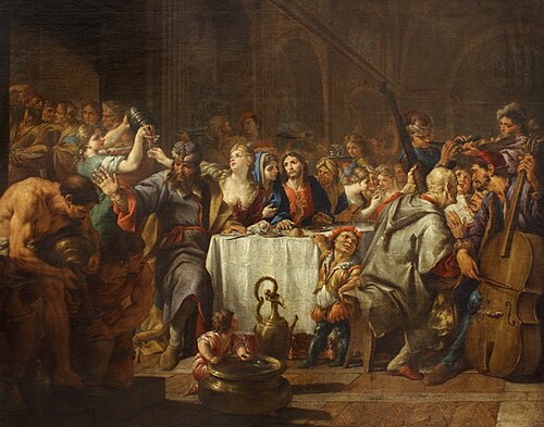Wedding at Cana, 1684, Nicola Vaccaro
