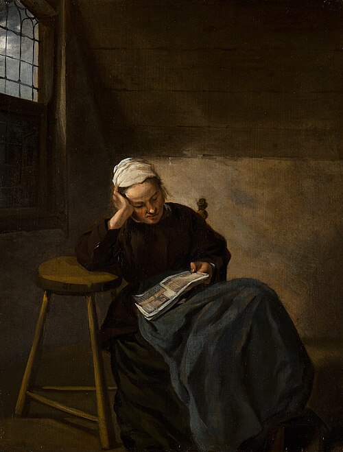 Girl Reading, 1660, Nicolaes Hals