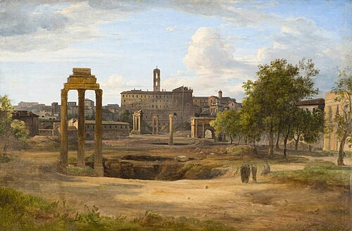 Ruins of the Forum, Rome, 1900, Nicolas-Didier Boguet