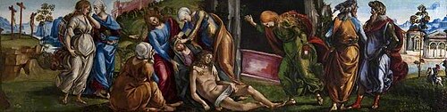 Lamentation over the Dead Christ, 1489, Luca Signorelli