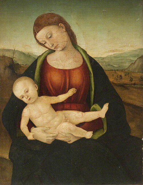 Madonna and Child, 1600, Luca Signorelli
