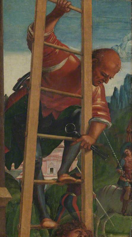 Man on a Ladder, 1504, Luca Signorelli