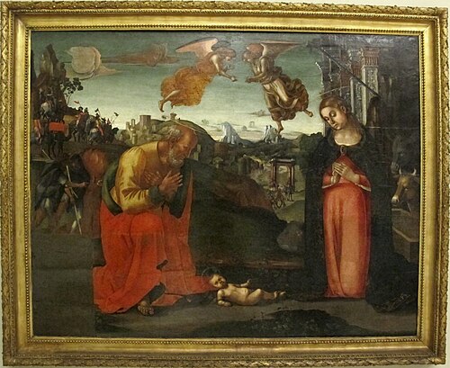 Adoration of the Christchild, , Luca Signorelli